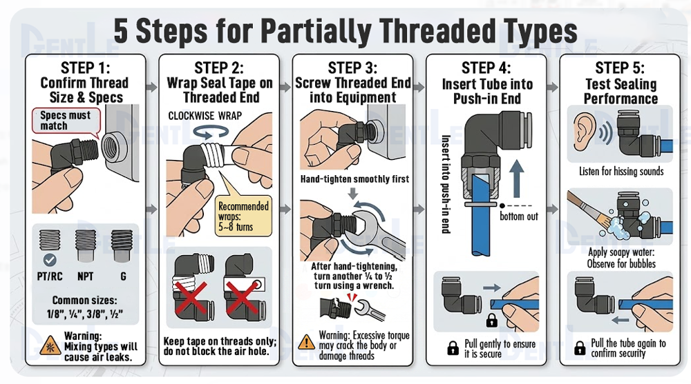 5 Steps for Partially Threaded Types