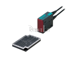 Polarized retroreflective fiber optic unit for transparent object detection