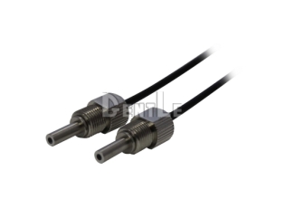 Atmospheric-side free-cutting fiber for flange connection