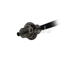M6 threaded reflective fiber optic unit with φ2.5 mm head