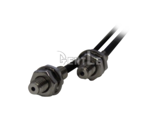 M4 threaded through-beam fiber optic units